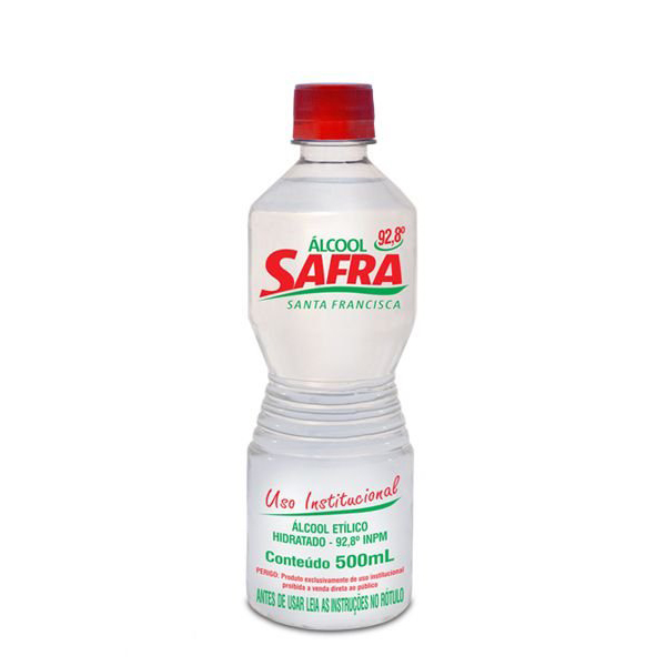 Álcool Líquido 92º - Safra - 1 Litro