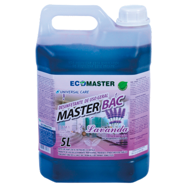 Master Bac - Lavanda - 5 lts - Desinfetante